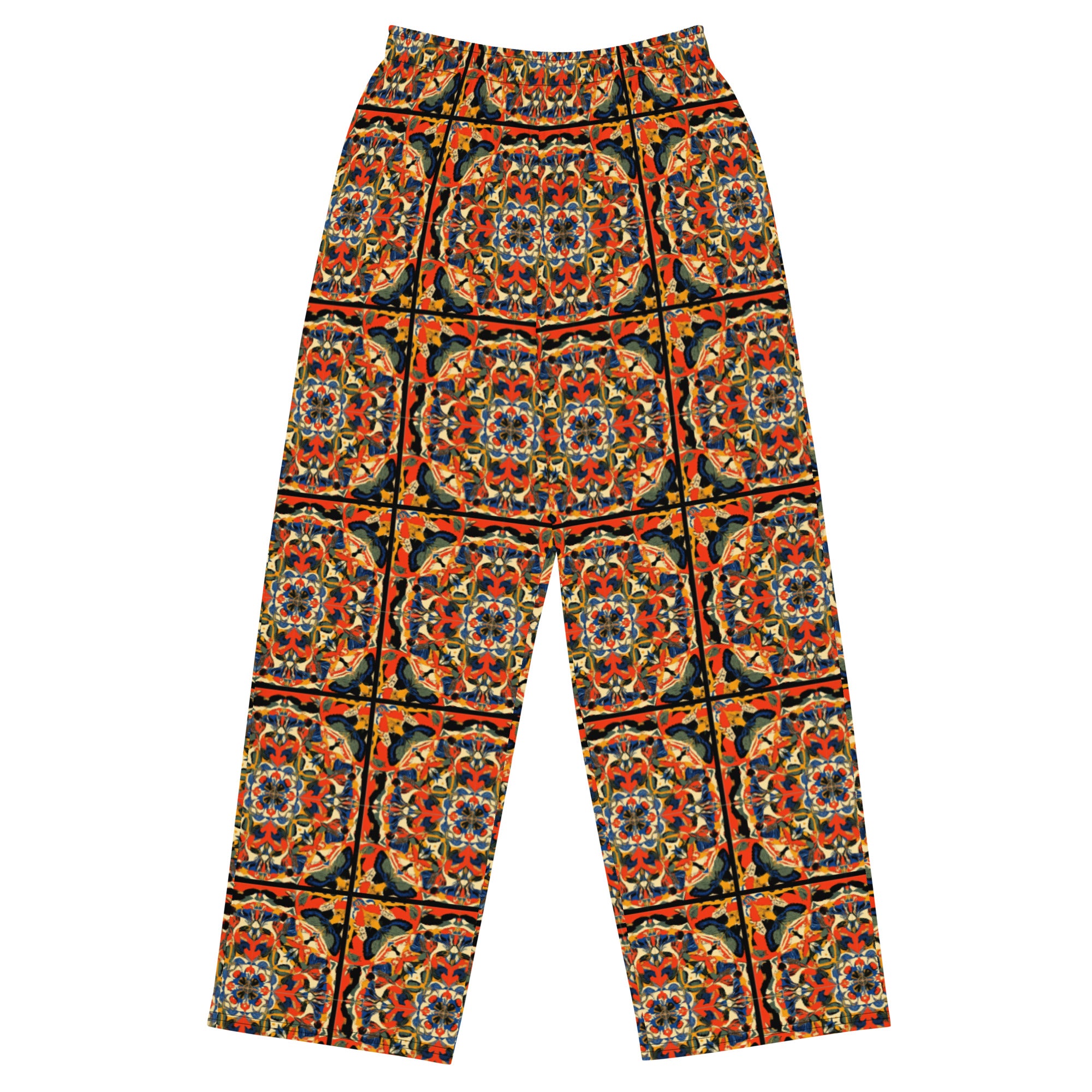Paella barroca unisex wide-leg pants