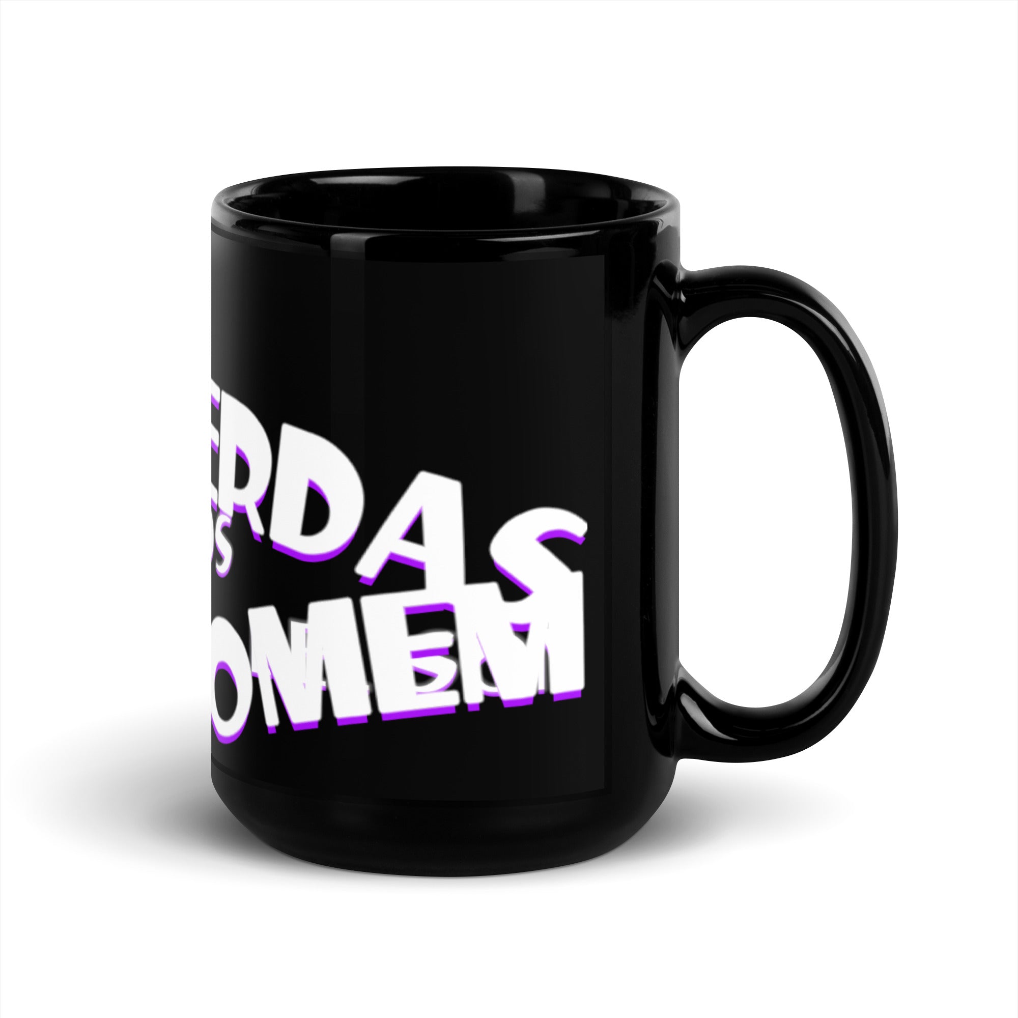Taza Negra Los Comemierdas del Son Logo