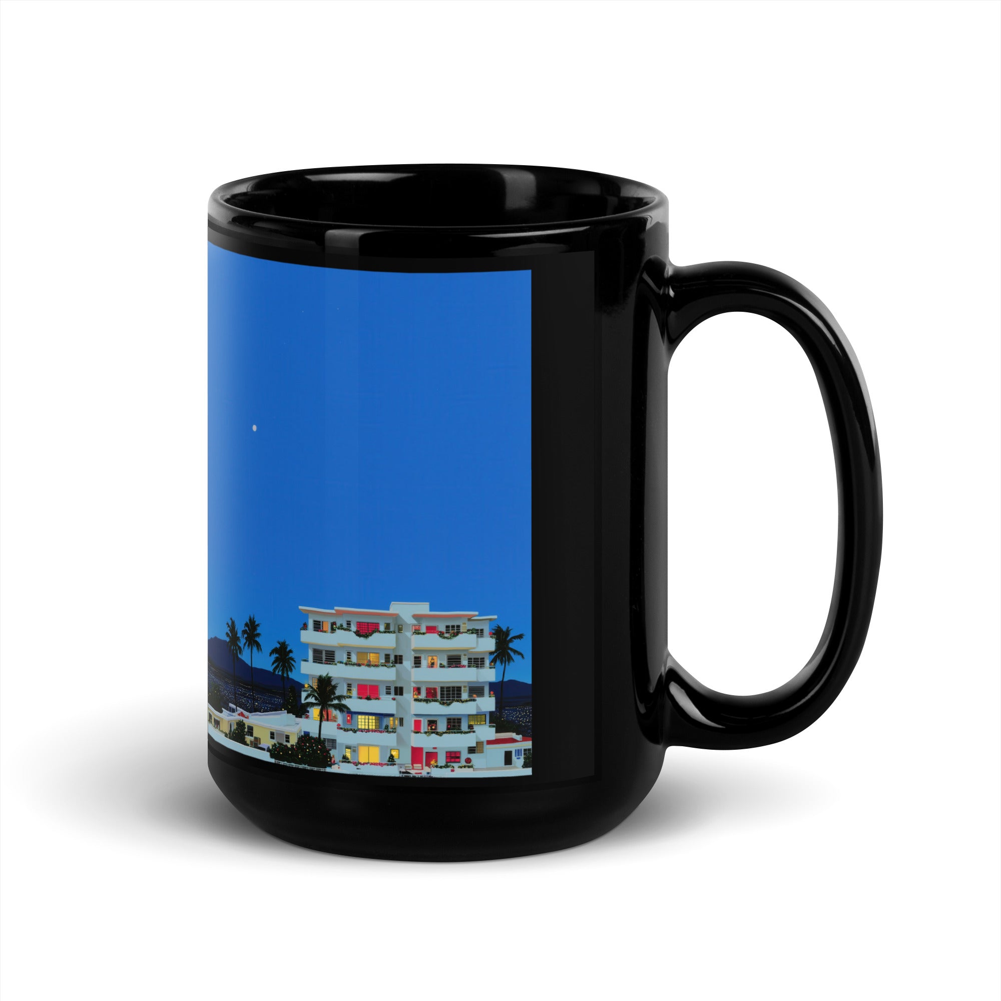 Balcones Black Glossy Mug