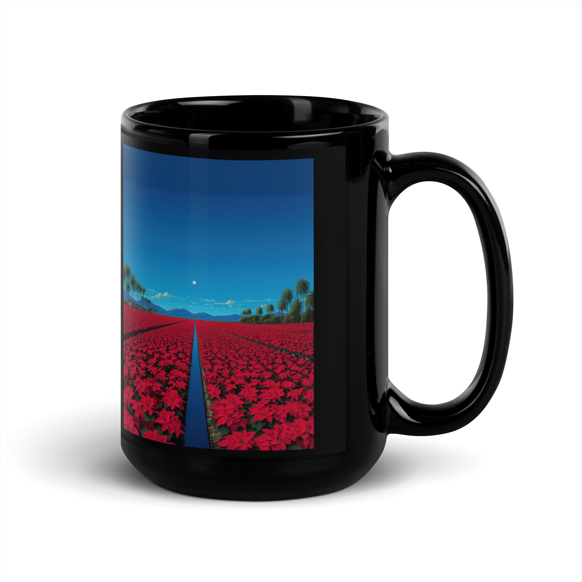 Magas Black Glossy Mug