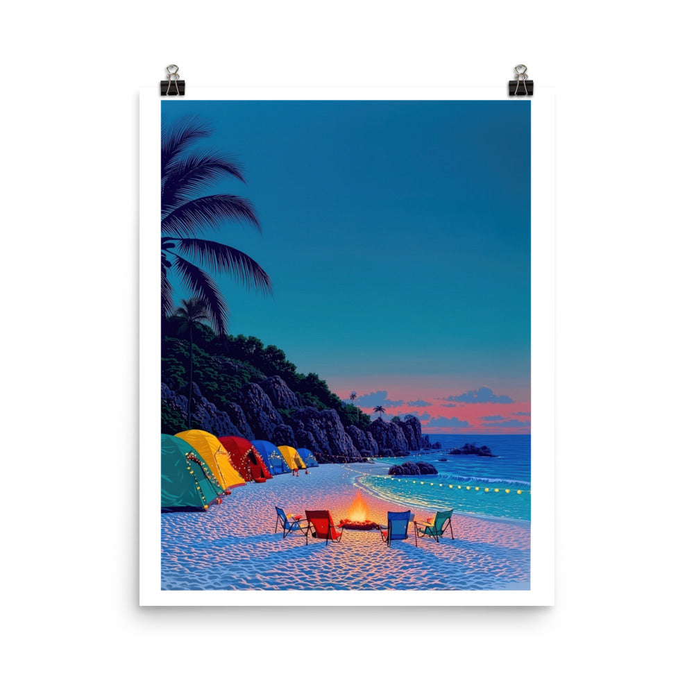 Camping Culebra I Poster (16x20)
