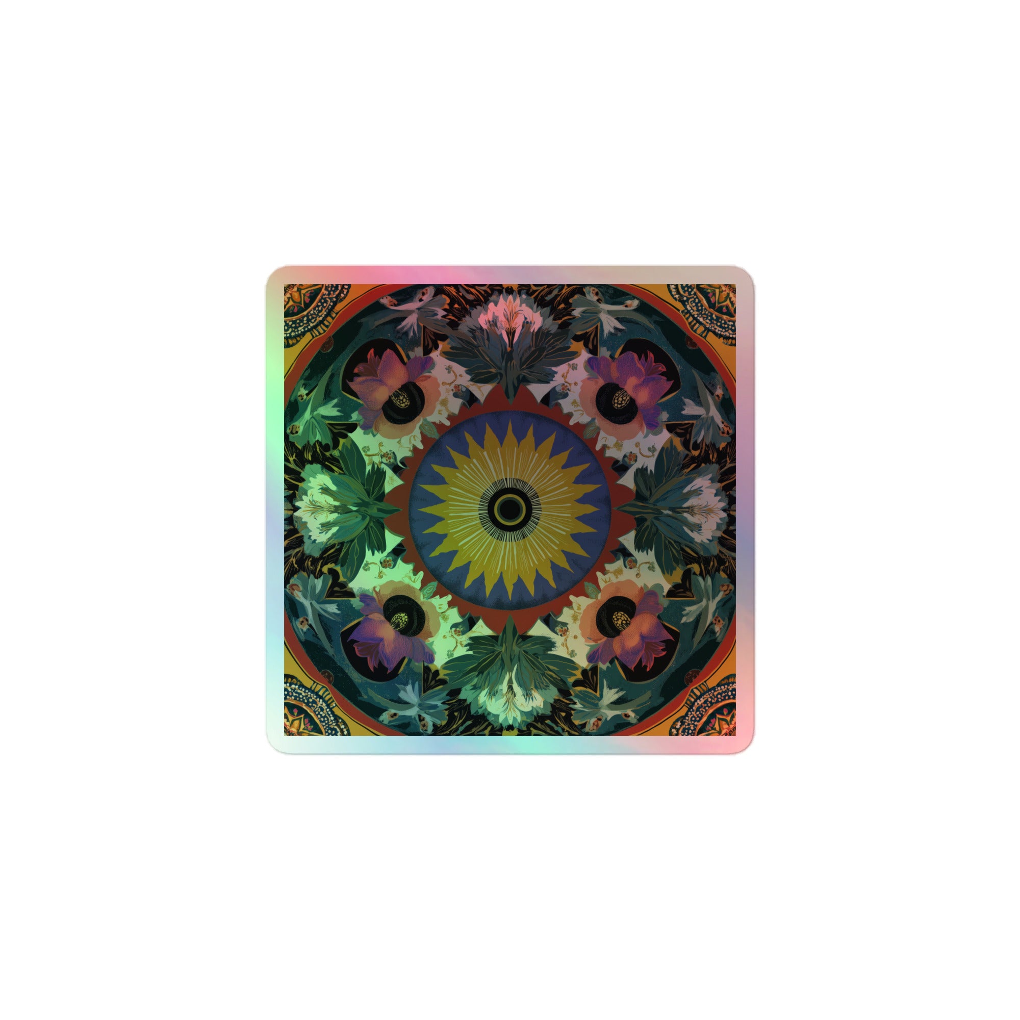 Girasol 13 Interior Holographic sticker (4x4)