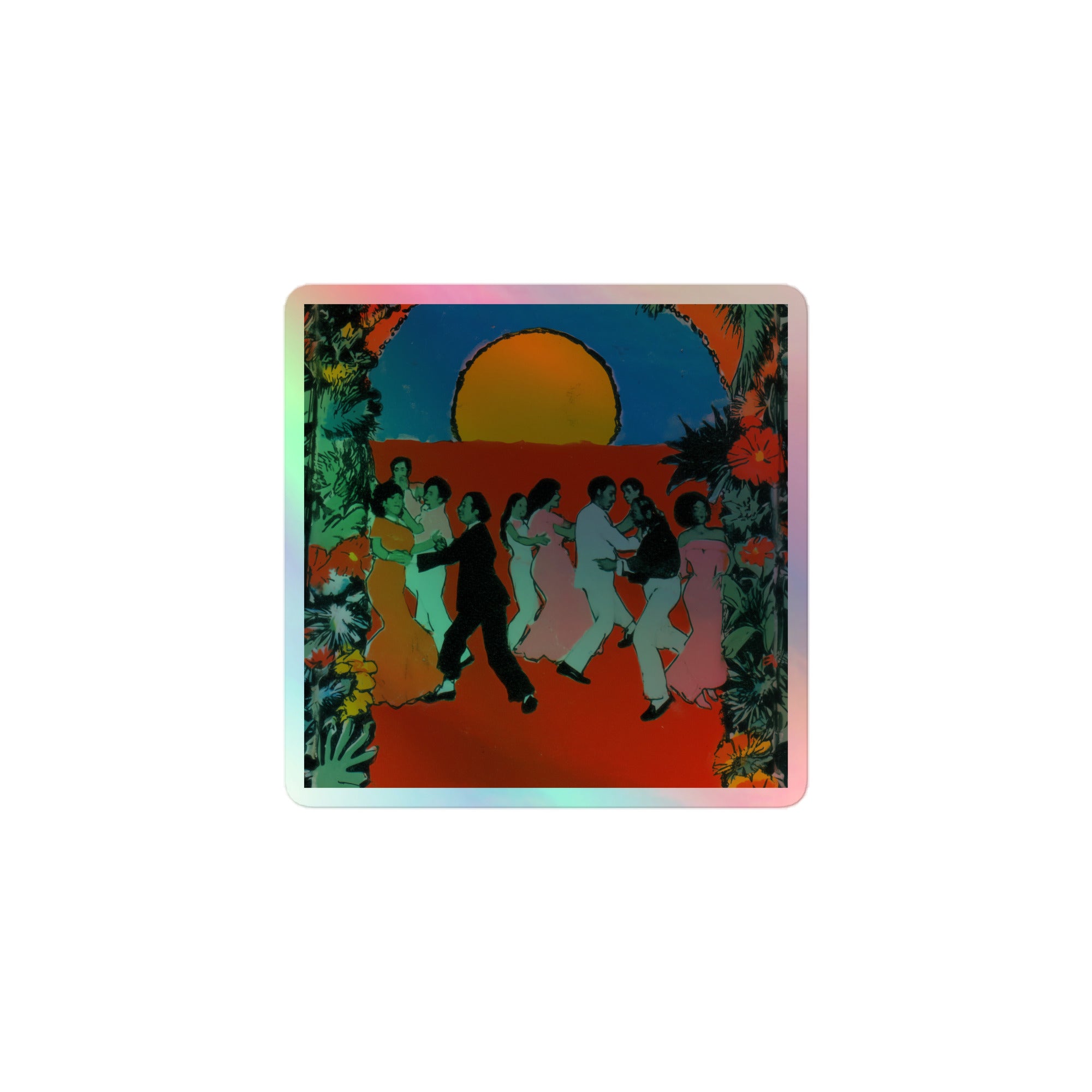 Pari Songo Holographic sticker (4x4)