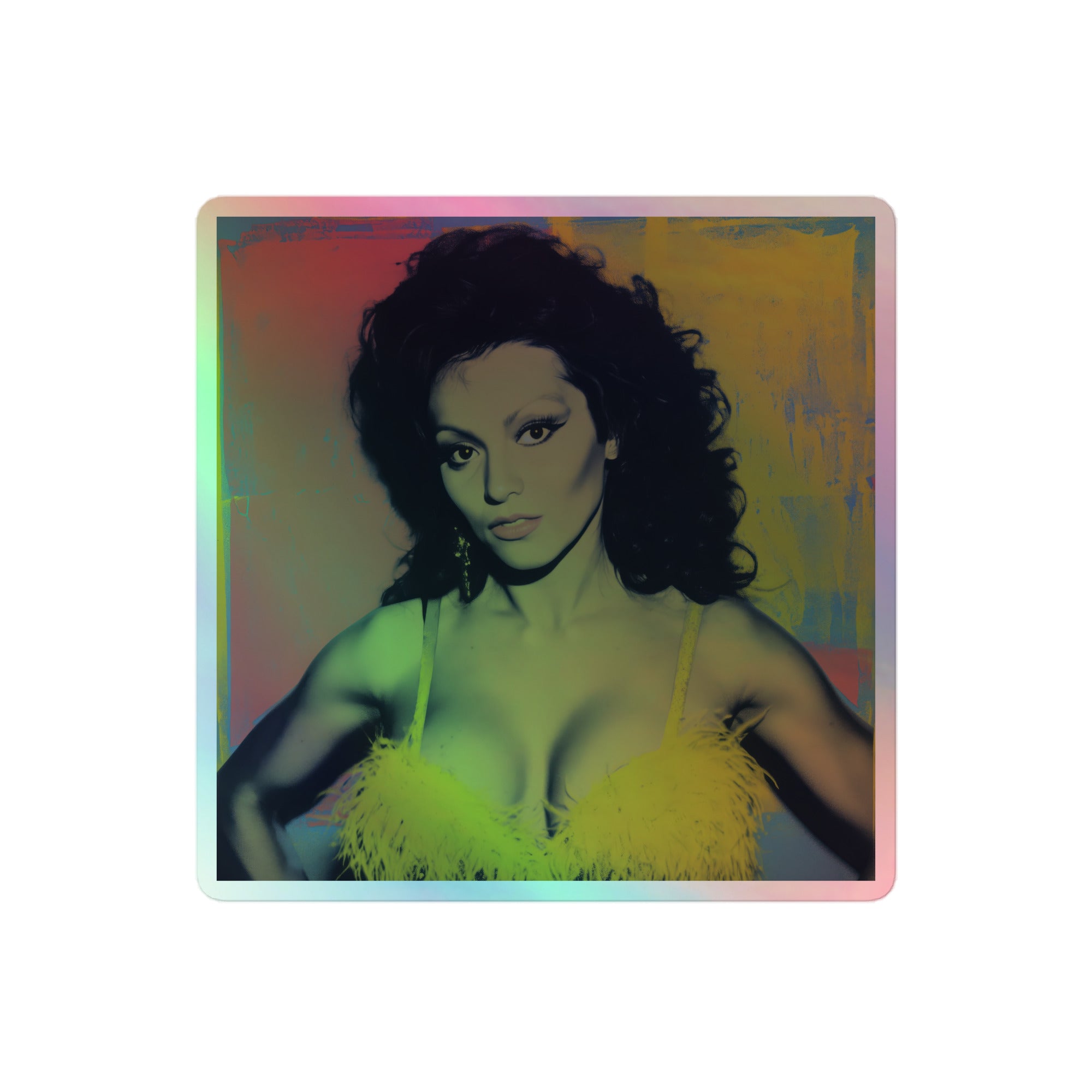 Peligrosa, Fabulosa Holographic Sticker (4x4)