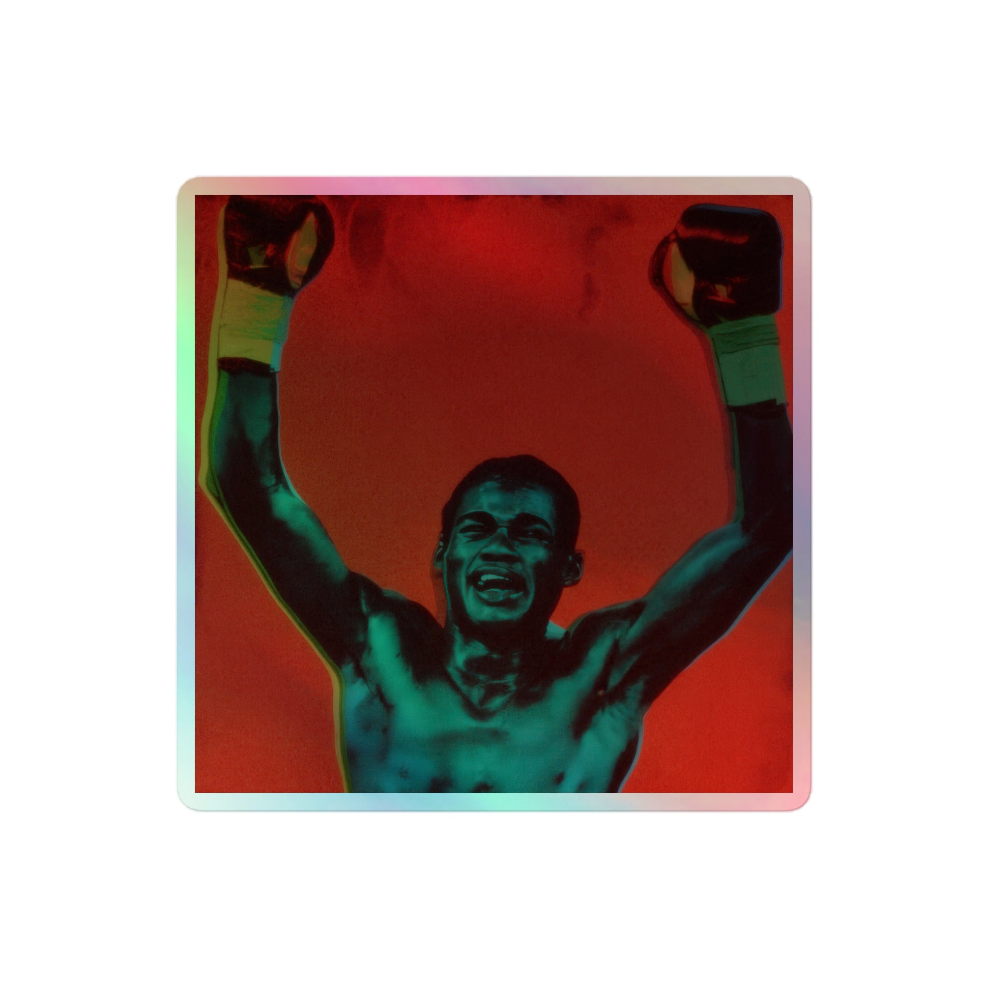 Number one Best in the World Holographic Sticker (4x4)