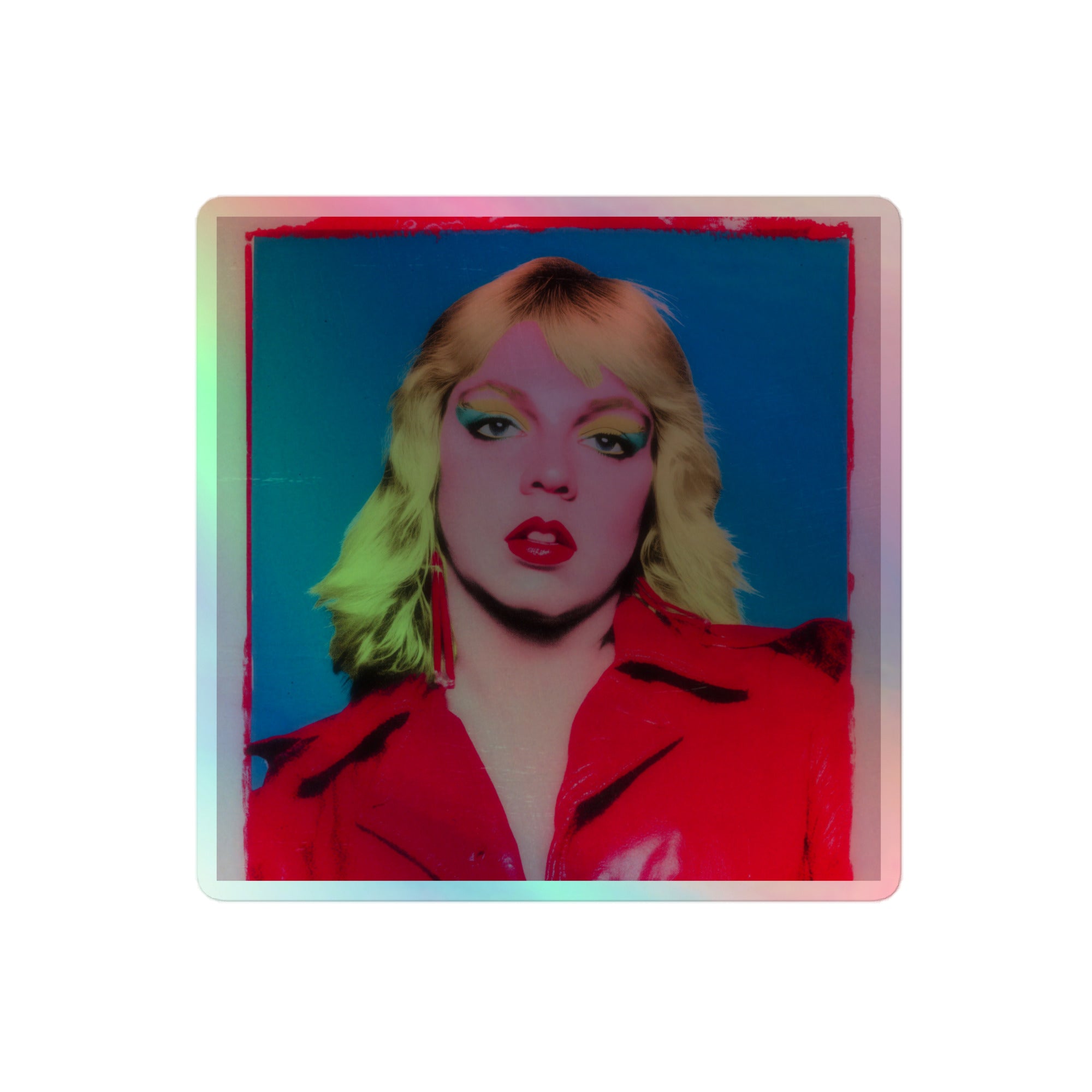 Tu sin mi Holographic Sticker (4x4)