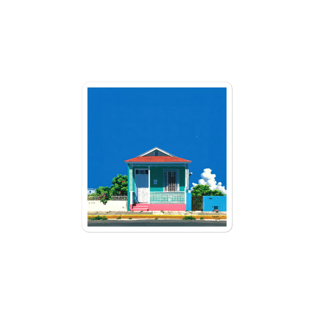 Casita Verde Sticker (3x3)