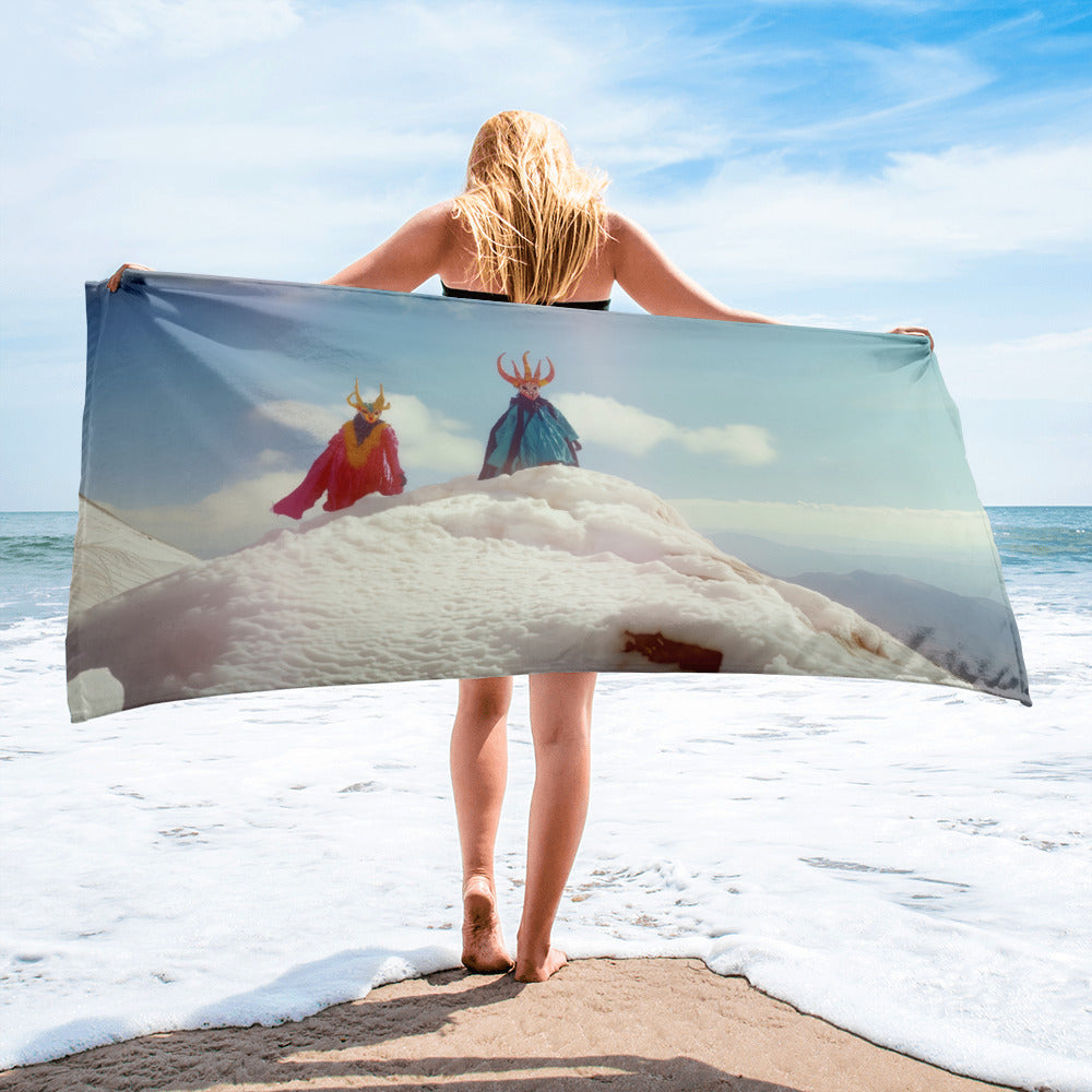 "Vejigante Snow" Towel
