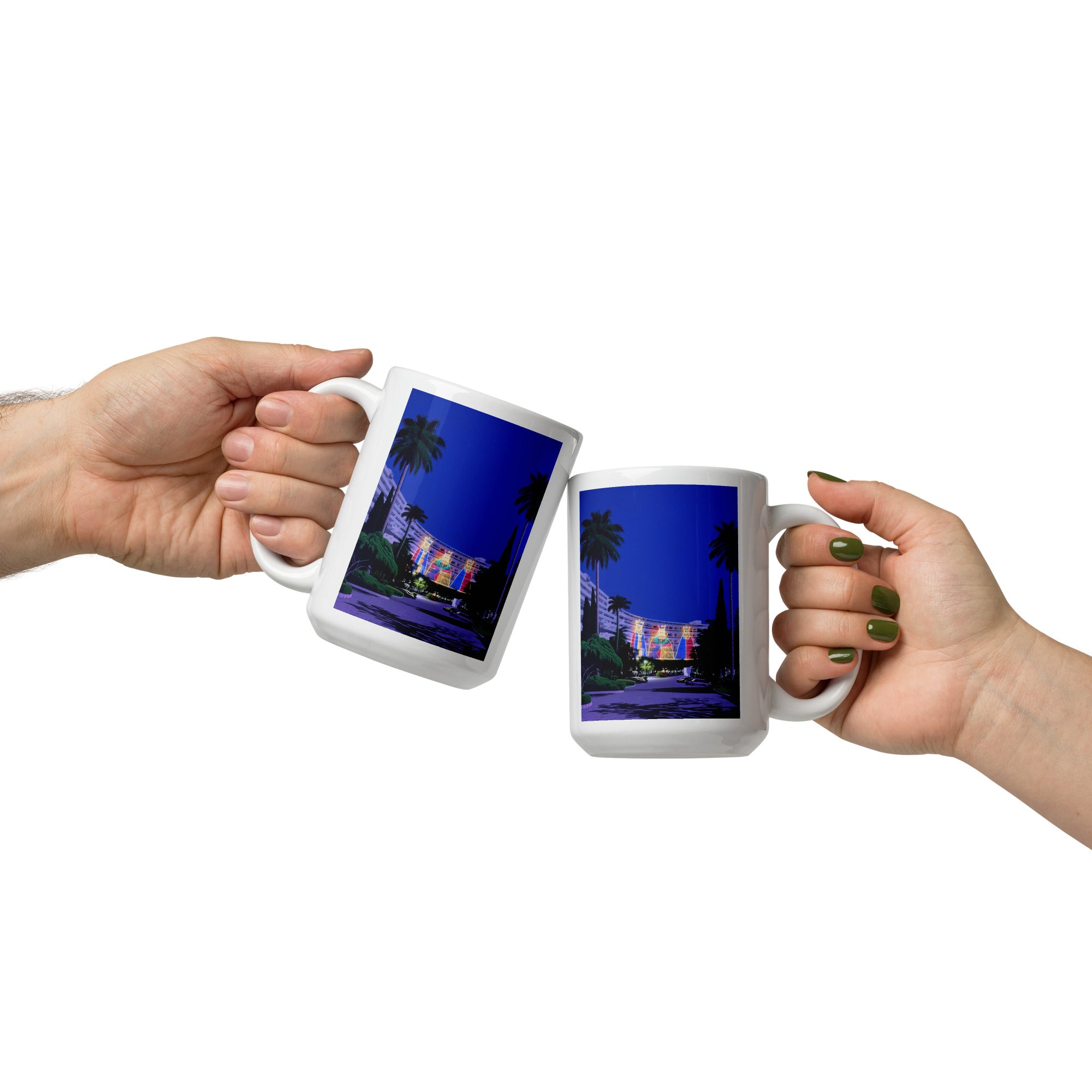 Monte Reyes White glossy mug