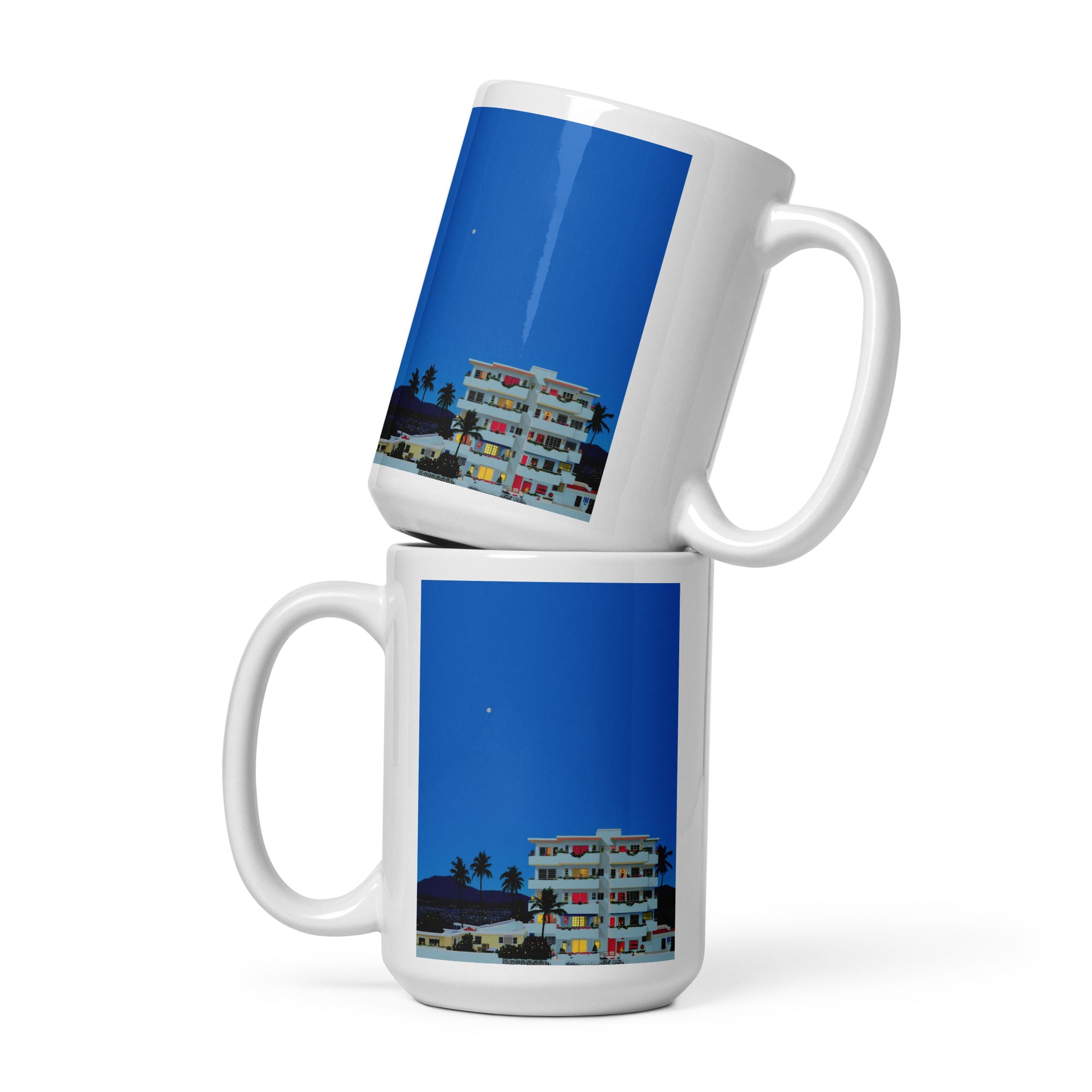 Balcones White glossy mug