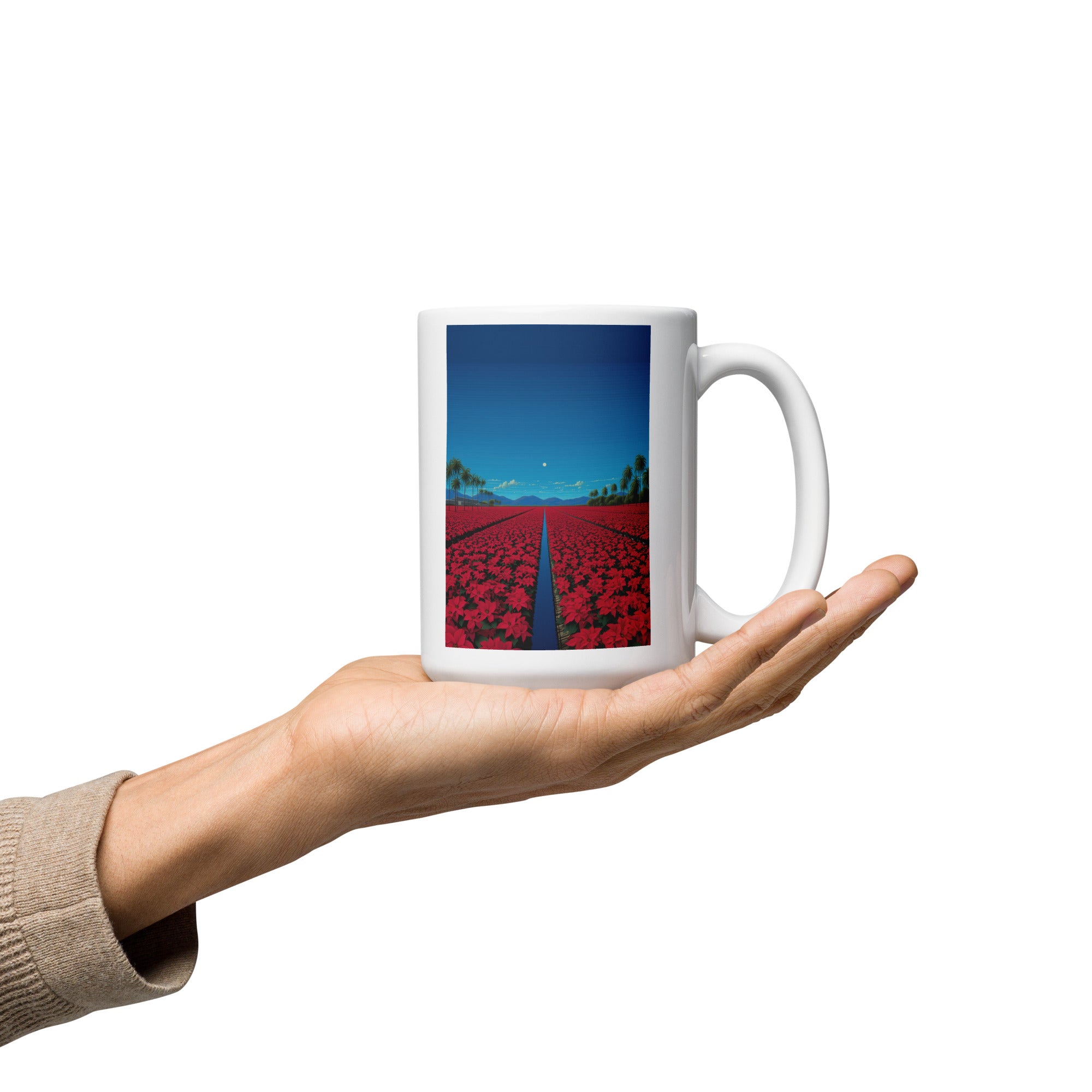 Magas White glossy mug