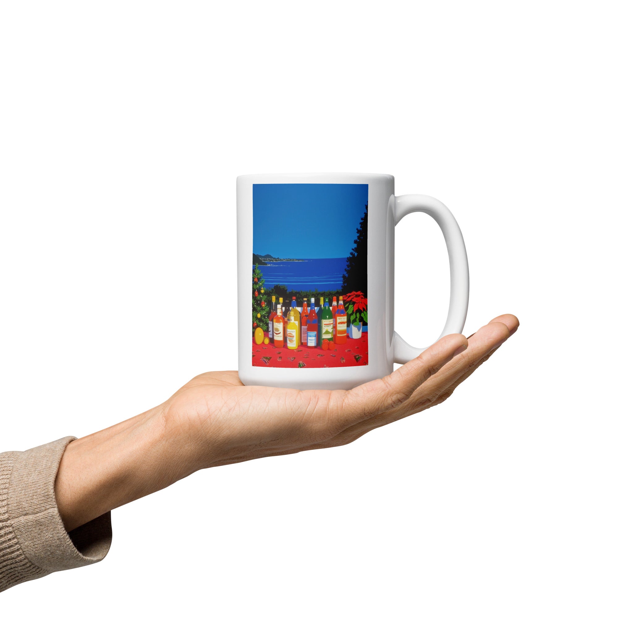Pitorro Station White glossy mug